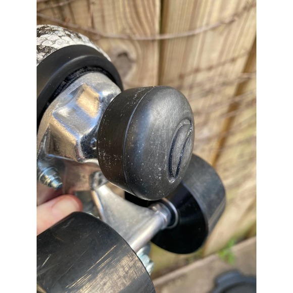 SOLD Moonlight Roller Charmer Skates Black & White Faux Snakeskin Leather SIZE 7 - Picture 5 of 16